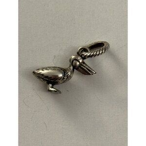 Cute Pelican Bird Brighton Charm Pendant D21